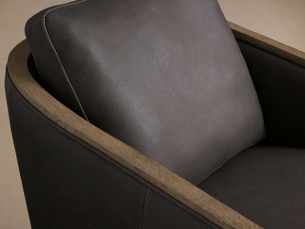 Ormau The Pomona Leather Swivel Chair High-Quality Ormau The Pomona Leather Swivel Chair review Display