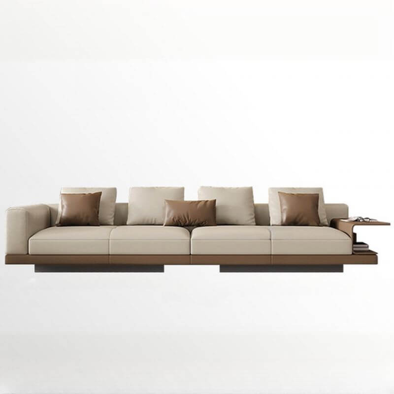 Ivory standard sofa with