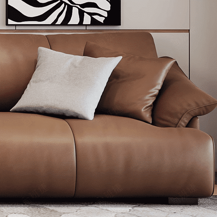 Brown leather