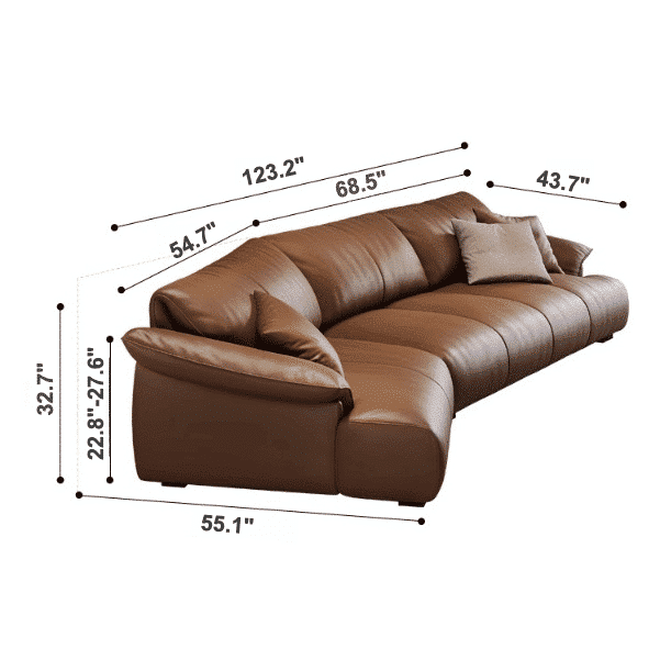 Brown leather