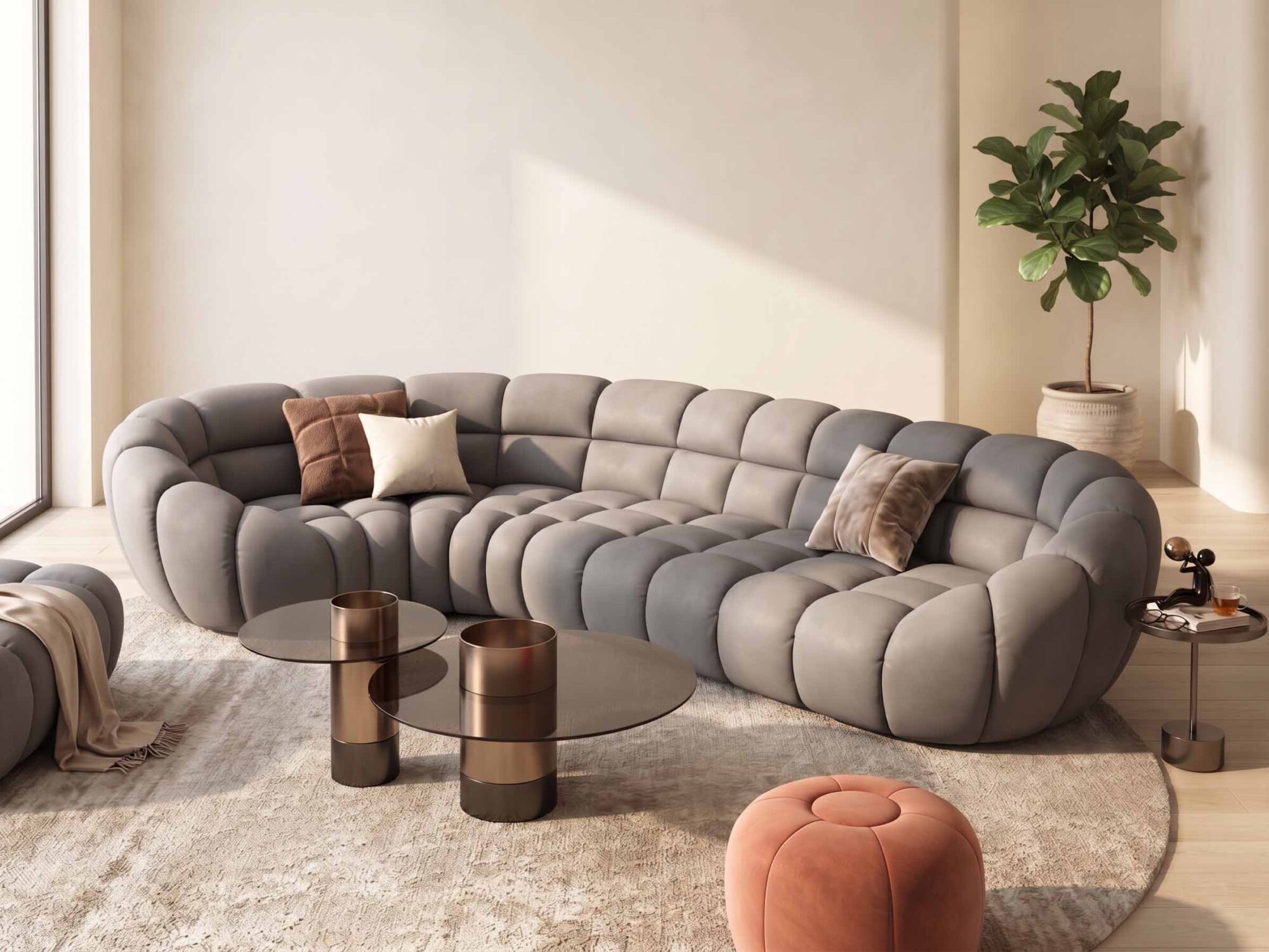 The Wabi-Sabi Sherpa Sectional