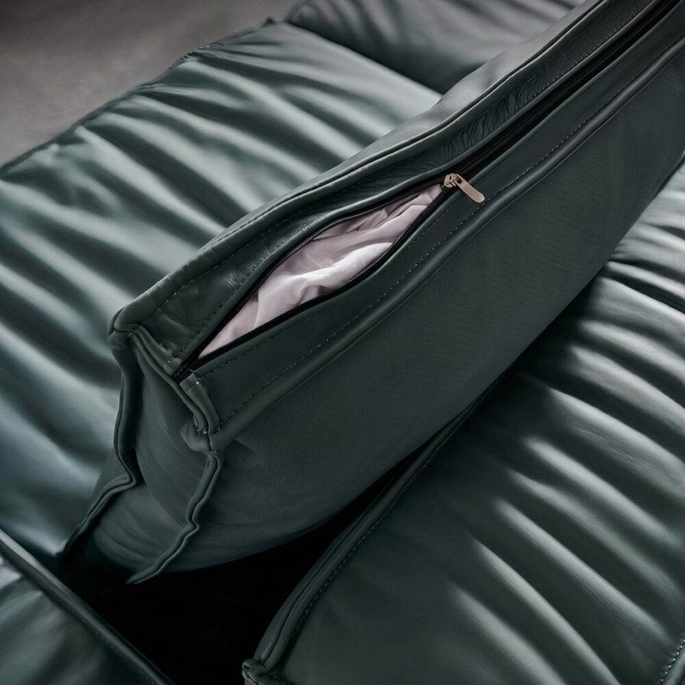 The Jazlyn Vegan Leather Sofa
