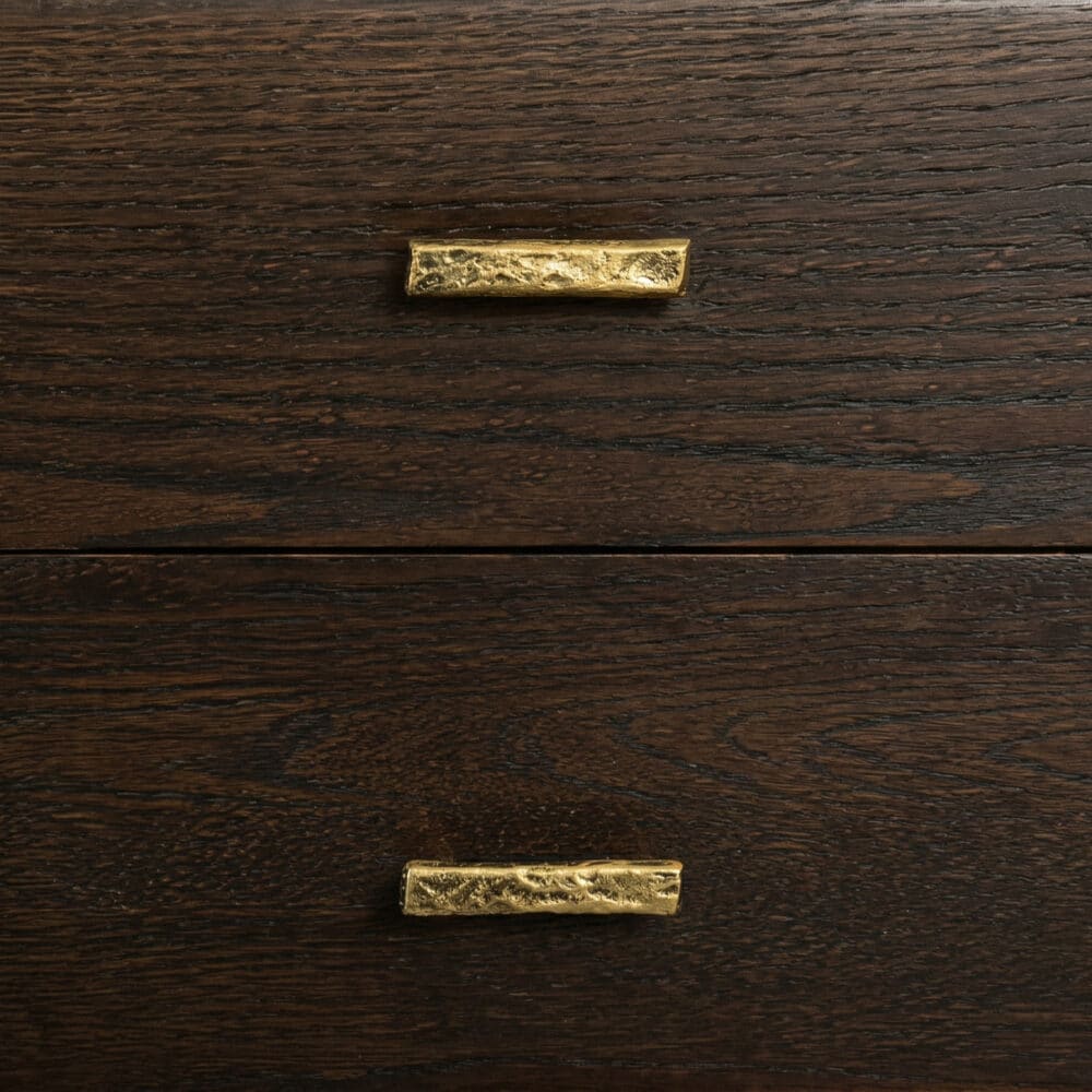 Brown Long Espresso Wood Tone Oak Cabinet TV Stand 相册图 #7 resized