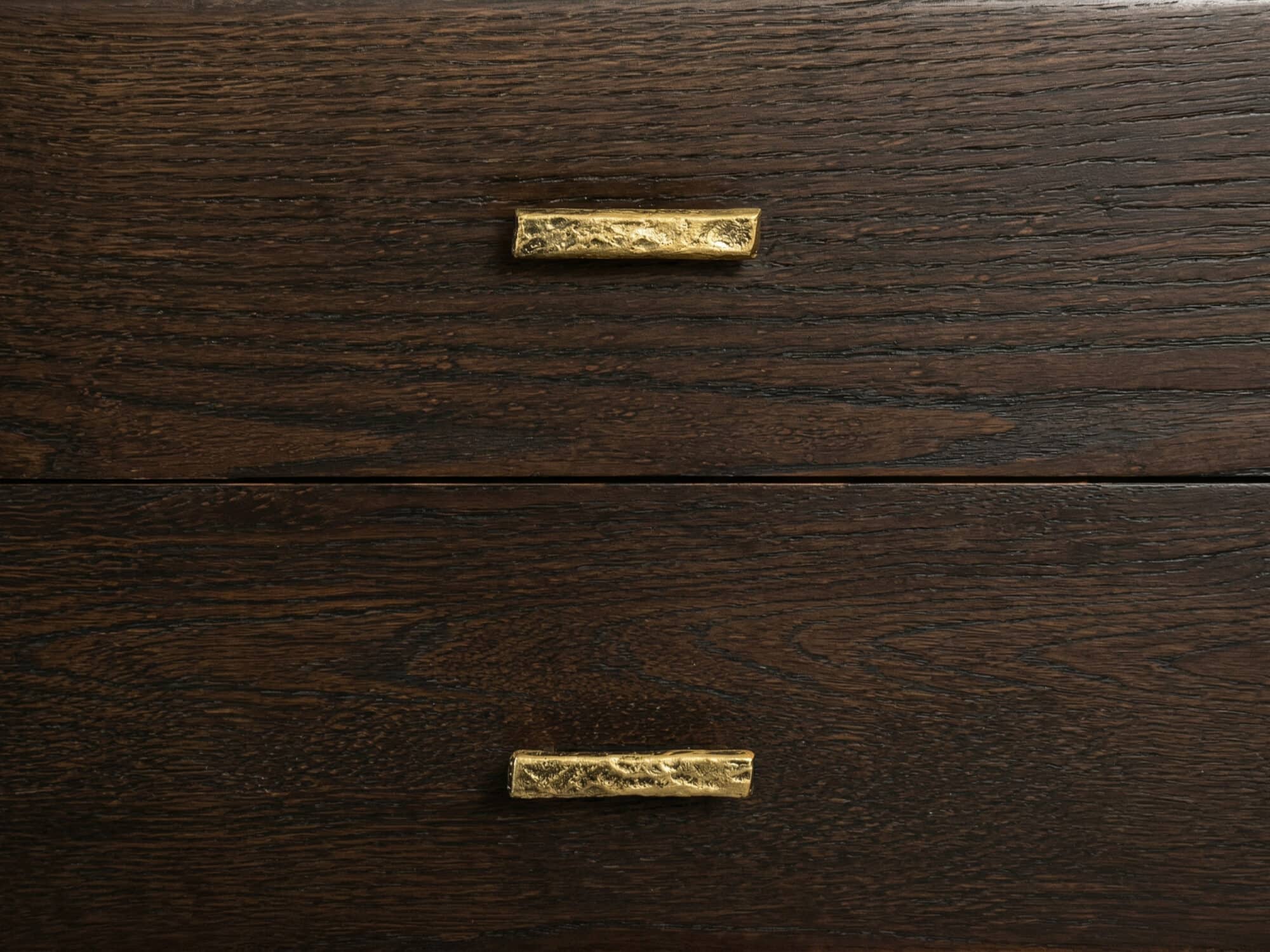 Brown Long Espresso Wood Tone Oak Cabinet TV Stand 相册图 #7 resized