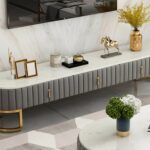 Glam Grey Marble Drawers Storage Tv Stand With Legs 1 Fdbe92ee A47d 42c7 A452 59b1752ac0ce