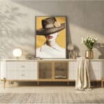 Glam Grey Stone Cabinet Shelves Drawers TV Stand 变体图 / size: 71"L x 16"W x 22"H / color: White scene