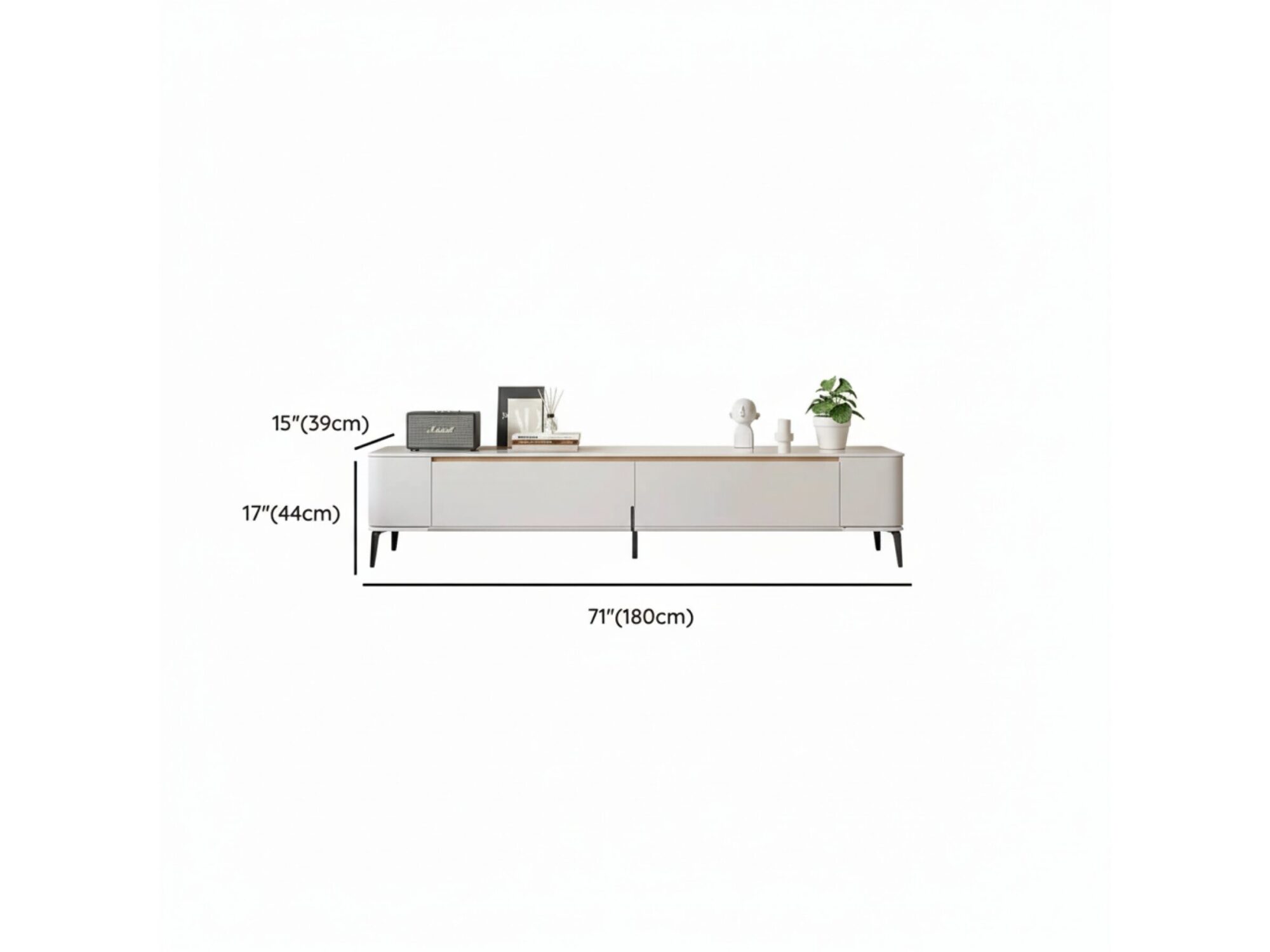 Modern Minimalist White Tv Stand With Storage 12