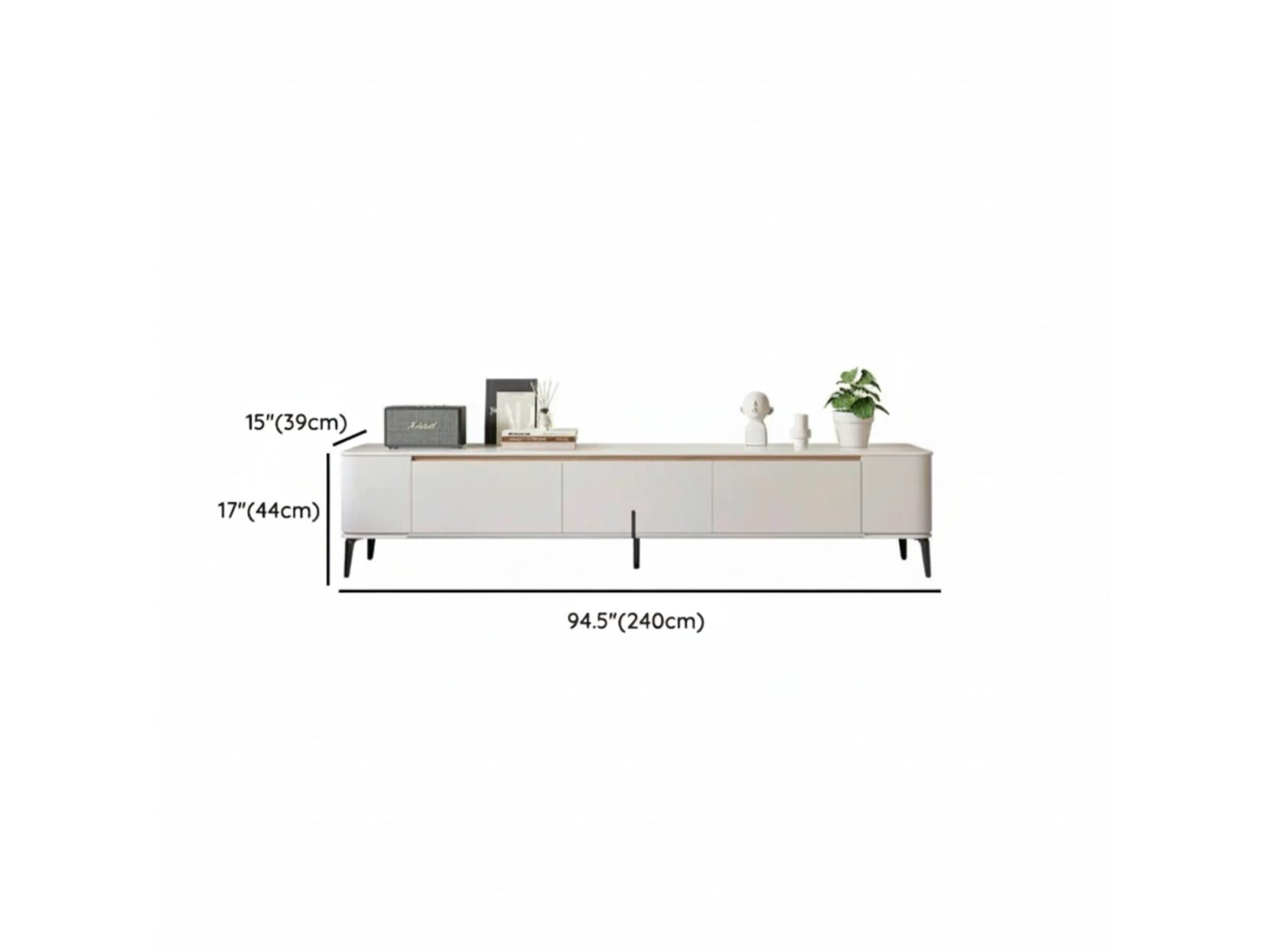 Modern Minimalist White Tv Stand With Storage 13