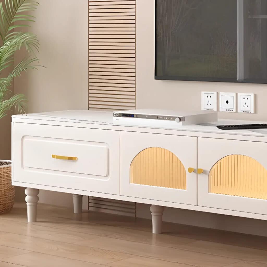 The Koda Modern TV Stand Review 2026: Benefits, Pros & Buying Guide 3 The Koda Modern TV Stand low profile side perspective