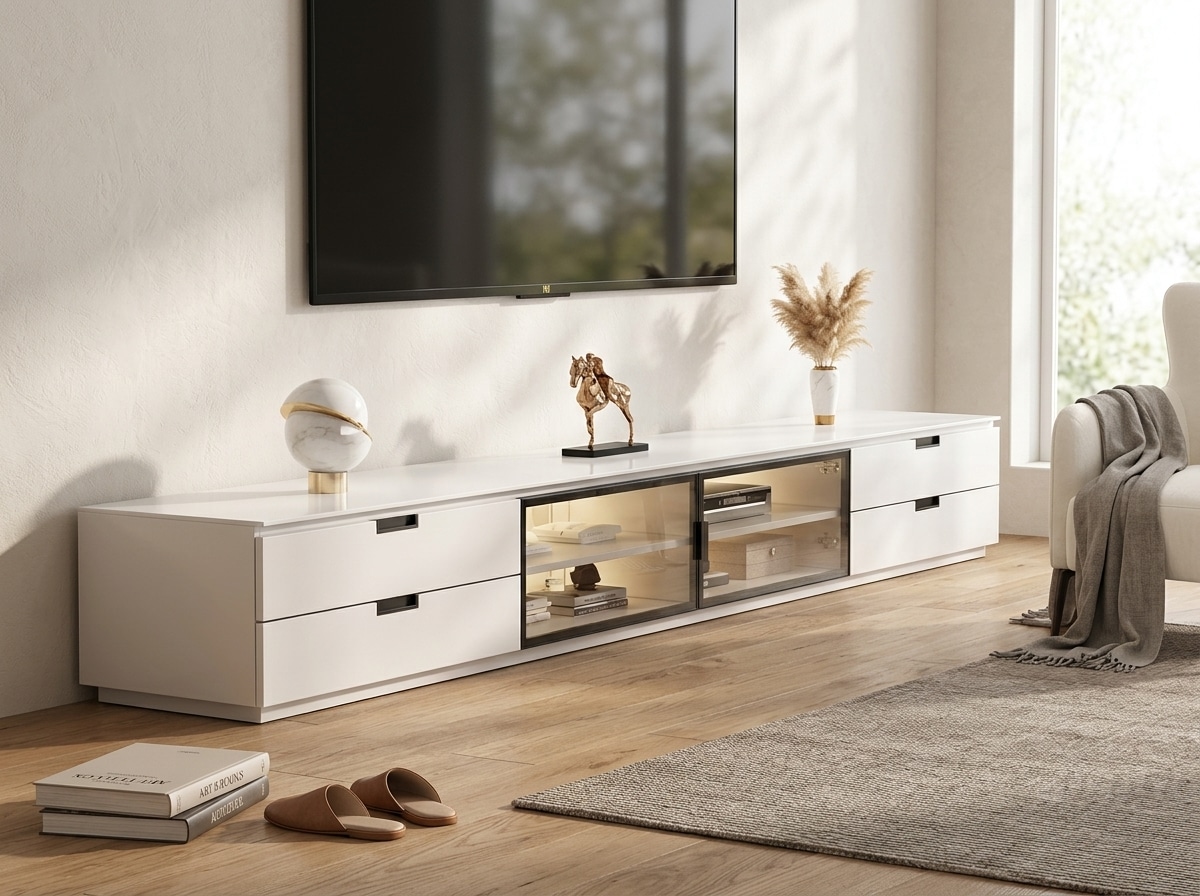 Modern Rectangular Stone Living Room White Led Tv Stand 4 Translated 20260331 093509