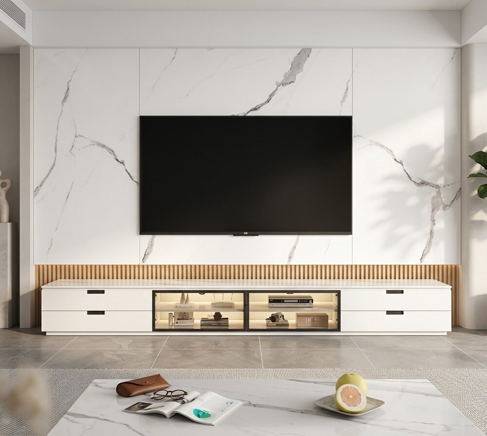 Modern Rectangular Stone Living Room White Led Tv Stand 5 Translated 20260331 093542