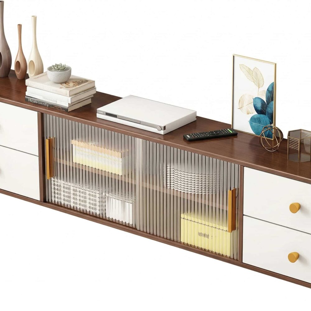 modern-walnut-wood-tv-stand-with-storage-cabinet-2 Modern Walnut Wood Tv Stand With Storage Cabinet 2