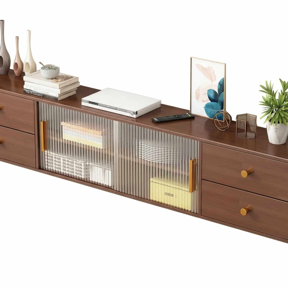 modern-walnut-wood-tv-stand-with-storage-cabinet-5 Modern Walnut Wood Tv Stand With Storage Cabinet 5