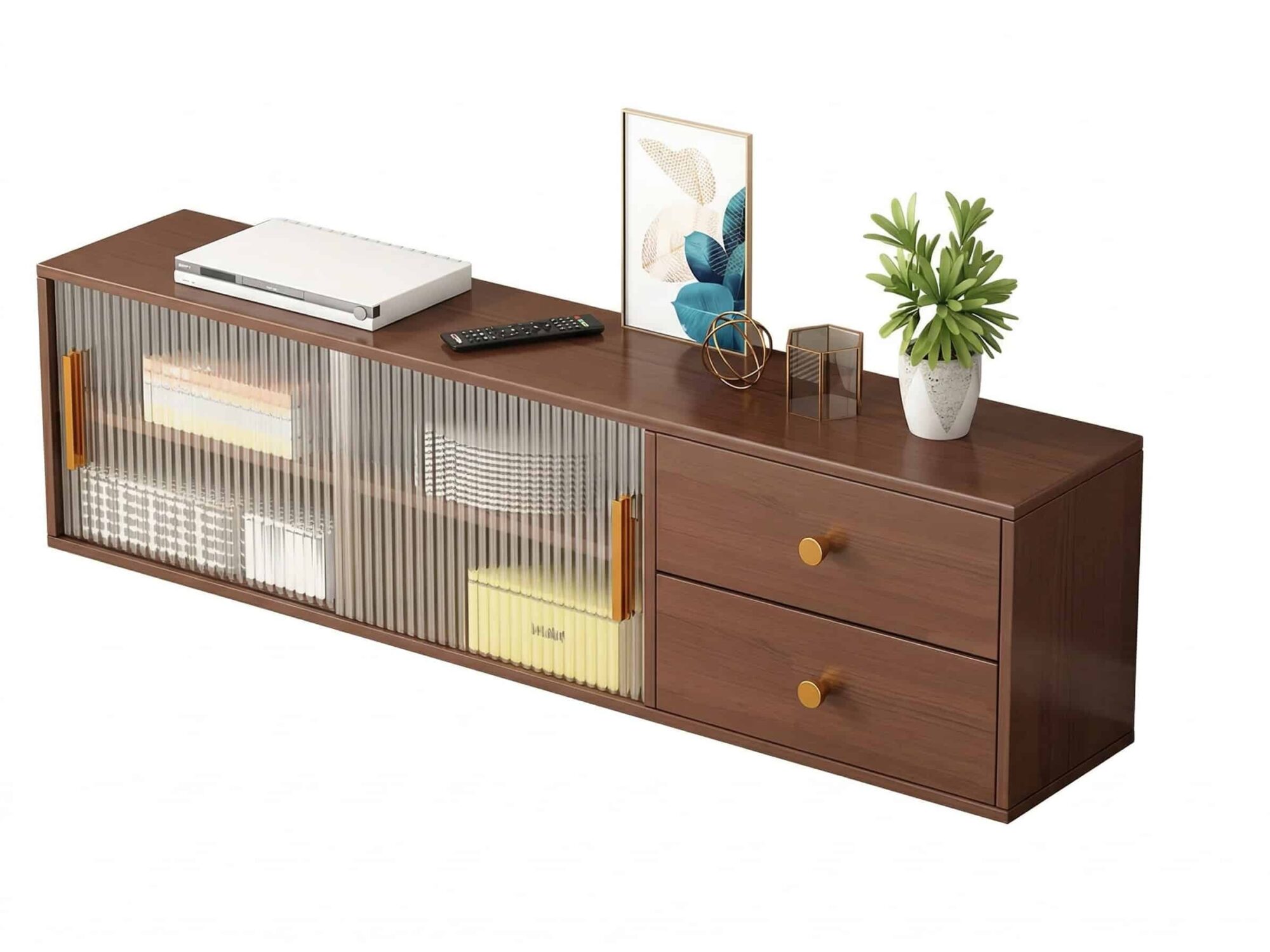 modern-walnut-wood-tv-stand-with-storage-cabinet-7 Modern Walnut Wood Tv Stand With Storage Cabinet 7