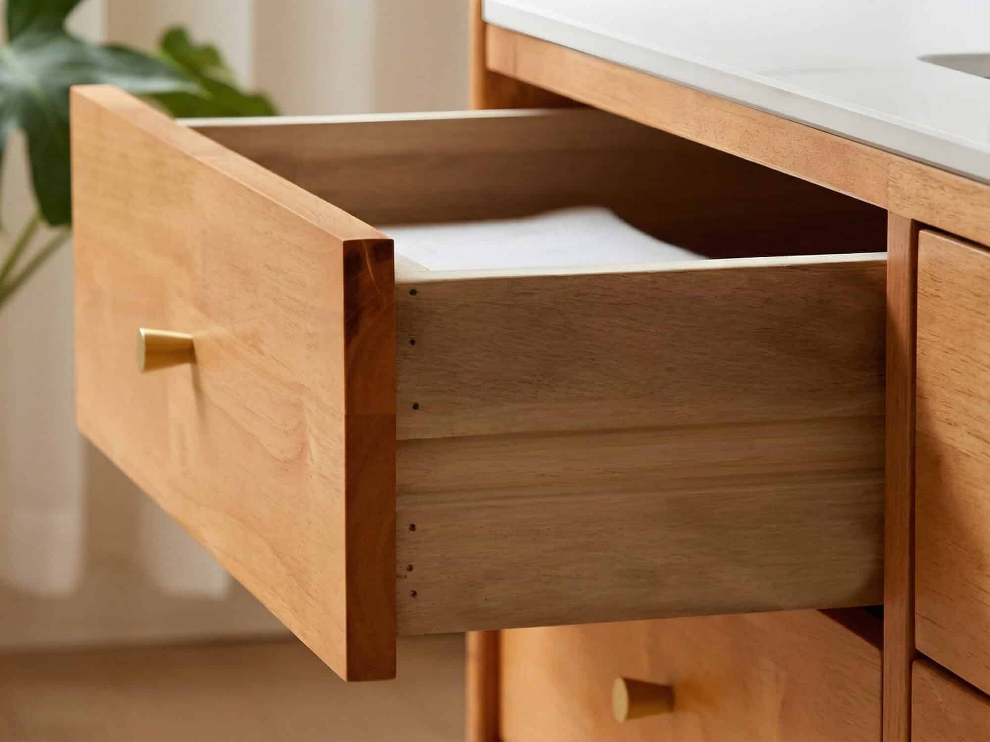 Nut-Brown Wood Drawers Open Storage TV Stand with Legs 相册图 #4 resized