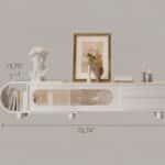 The Asher White Plywood Console