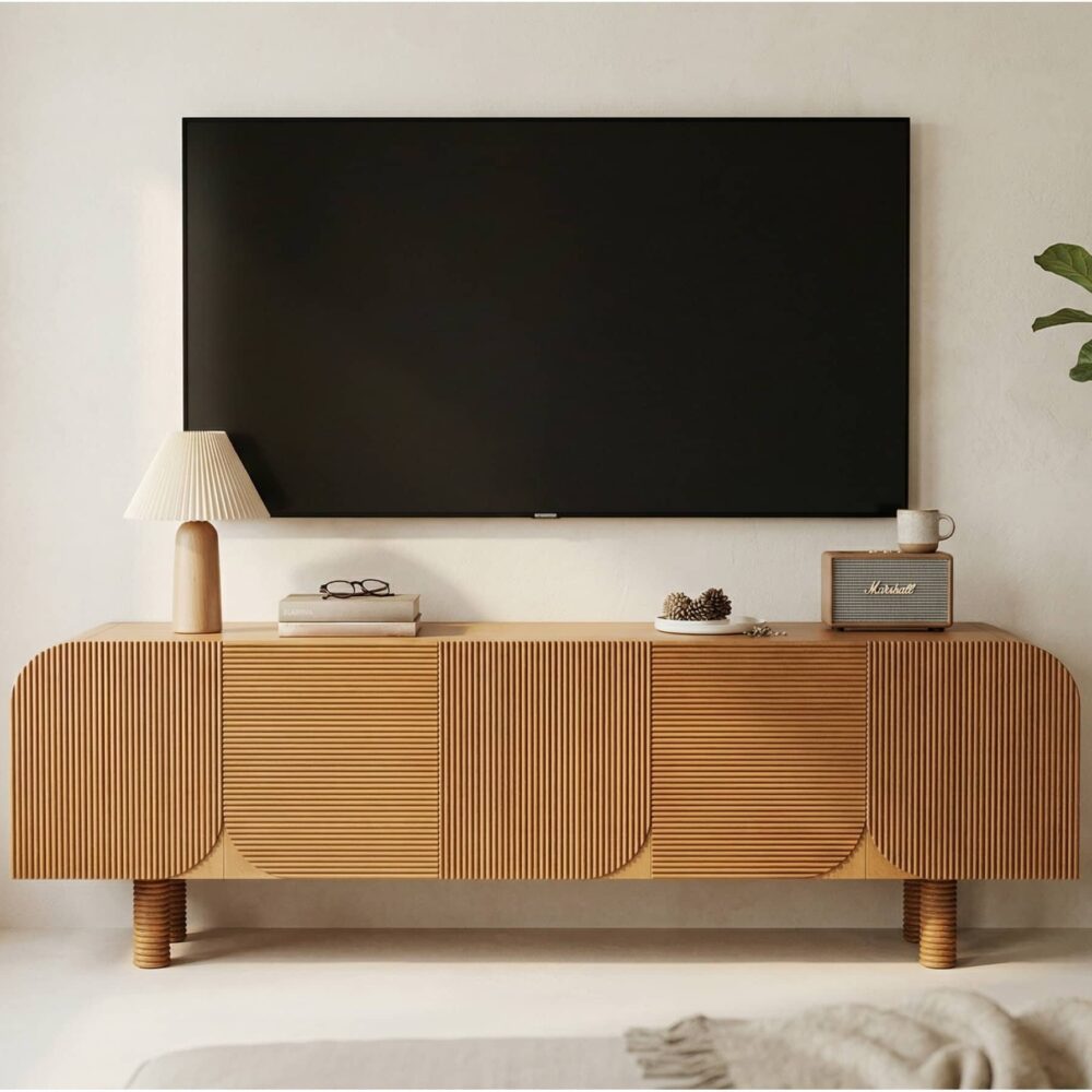 Rustic Brown Wooden Long Curved Tv Stand With Cabinet 3 1c70fbac 070c 4445 B220 98a9fdea9fe4 1
