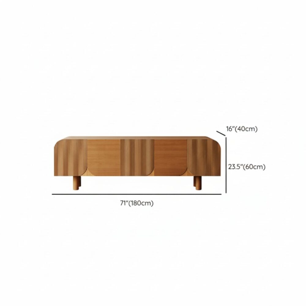 Rustic Brown Wooden Long Curved Tv Stand With Cabinet 6 3be43ea9 C51e 480d B78a 6528ce6e344a 1