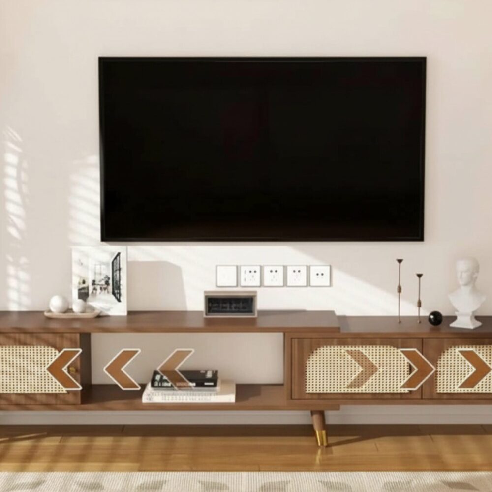 Scandinavian Black Rectangle Shelves Cabinet Tv Stand 6 883c0118 6480 405b 9580 Ad3260c3889b