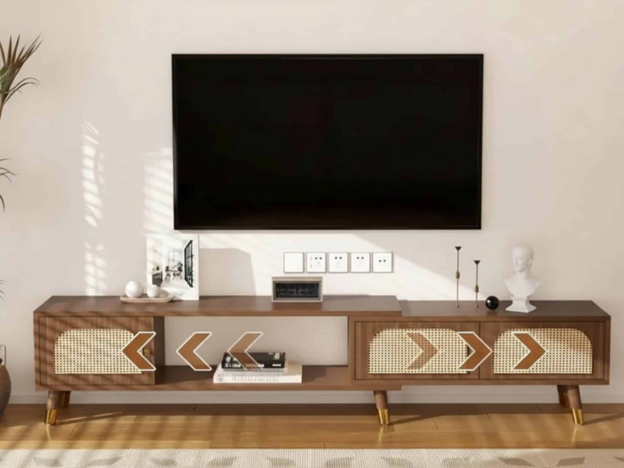 Scandinavian Black Rectangle Shelves Cabinet Tv Stand 6 883c0118 6480 405b 9580 Ad3260c3889b