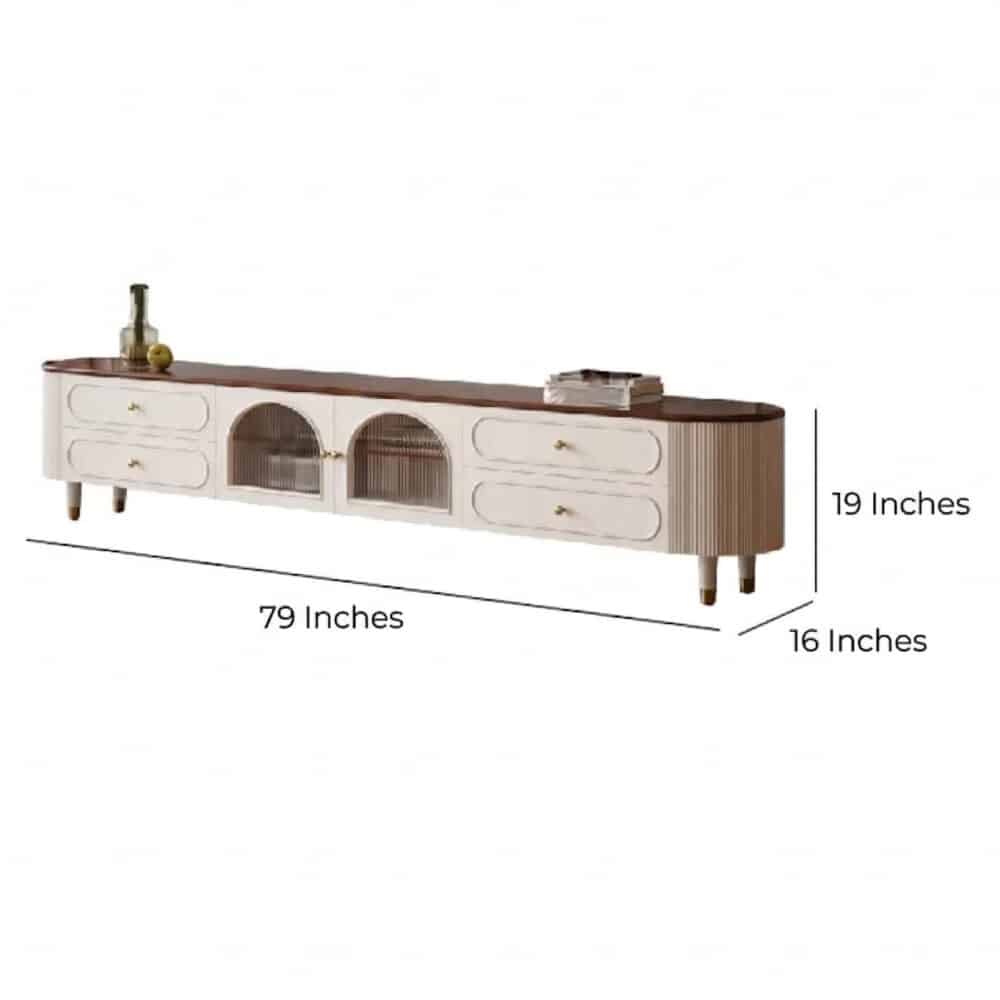 Scandinavian Wooden TV Stand with Cabinet Drawers - dimensions - 相册图 #12 Scandinavian Wooden TV Stand with Cabinet Drawers 相册图 #12 dimensions