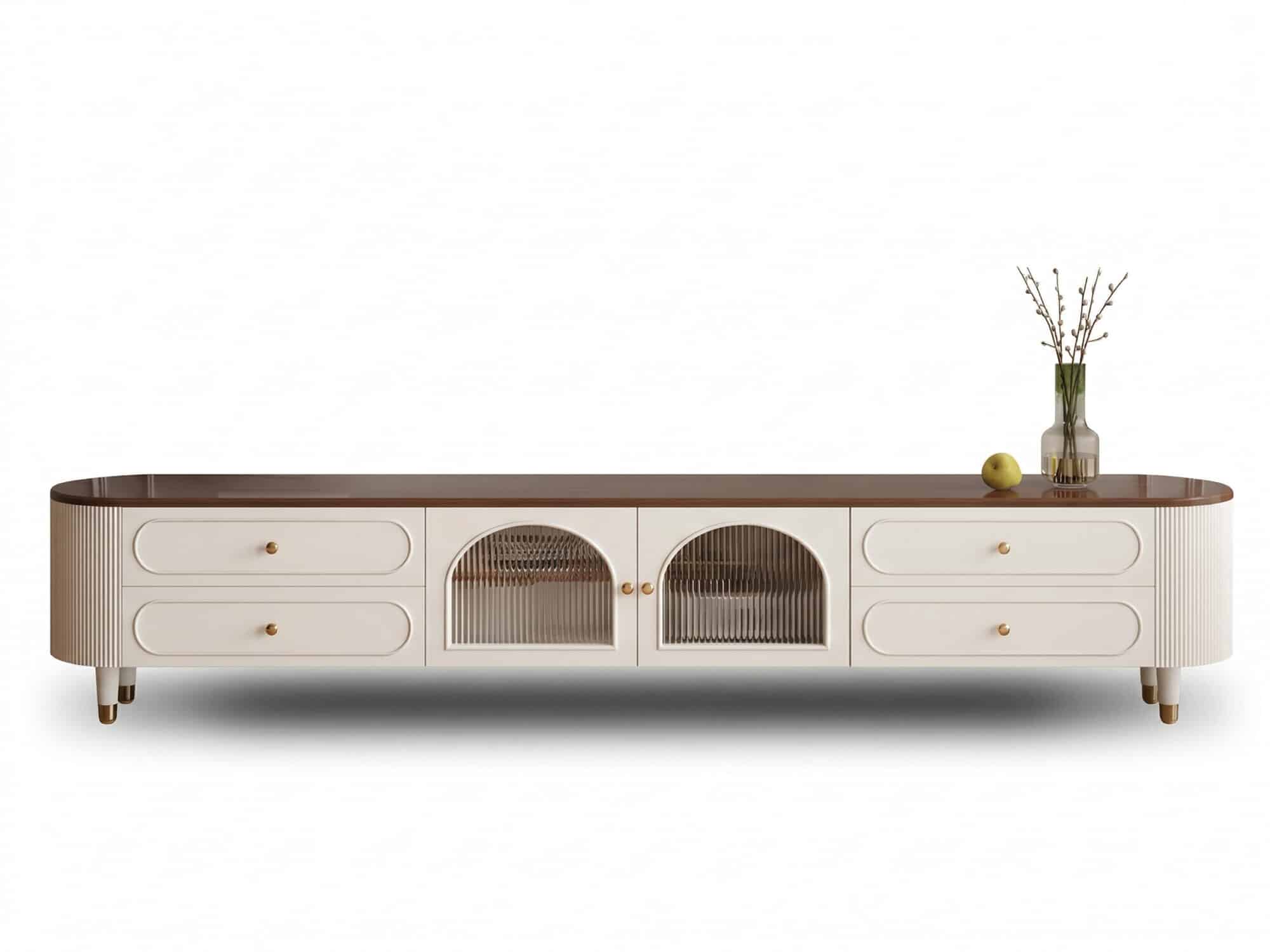 Scandinavian Wooden TV Stand with Cabinet Drawers - resized - 相册图 #4 Scandinavian Wooden TV Stand with Cabinet Drawers 相册图 #4 resized