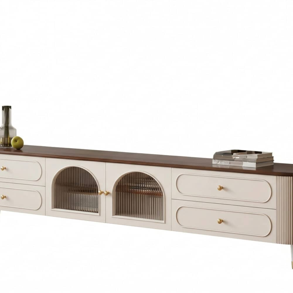 Scandinavian Wooden TV Stand with Cabinet Drawers - resized - 相册图 #6 Scandinavian Wooden TV Stand with Cabinet Drawers 相册图 #6 resized