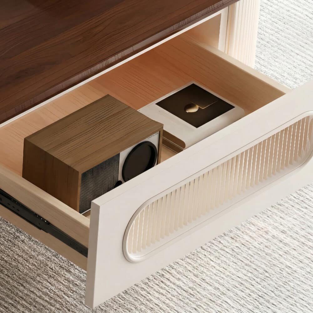 Scandinavian Wooden TV Stand with Cabinet Drawers - resized - 相册图 #8 Scandinavian Wooden TV Stand with Cabinet Drawers 相册图 #8 resized