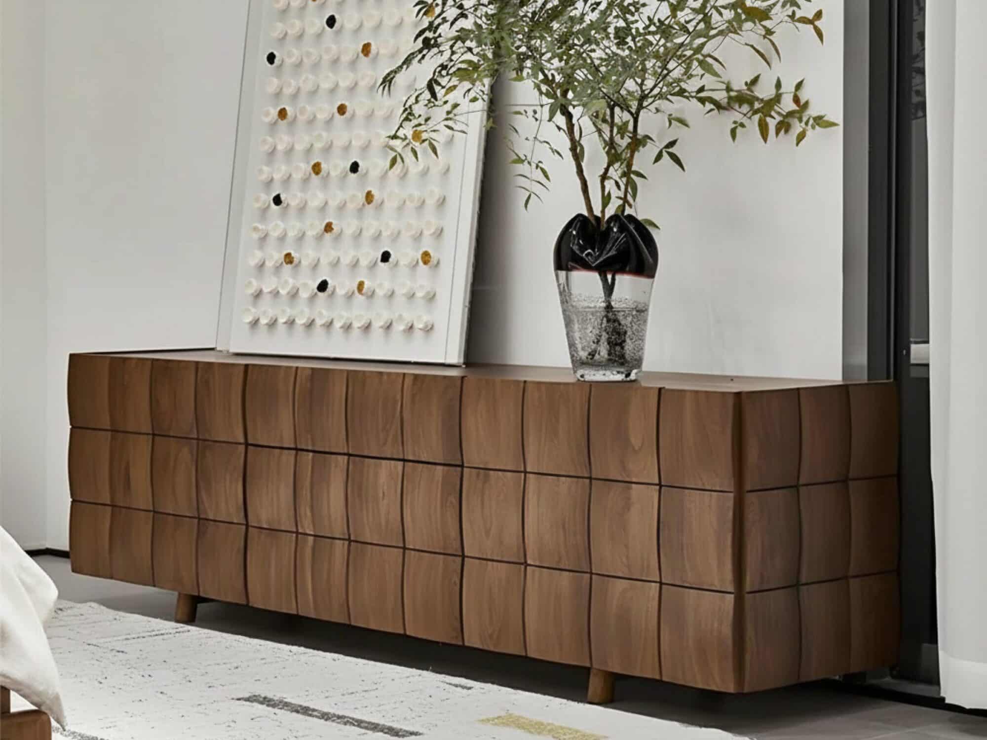 Traditional Brown Walnut Wood Cabinet Shelves Tv Stand 4 2d481e1f E9c5 4c24 99f6 Ff0a99f9aeab