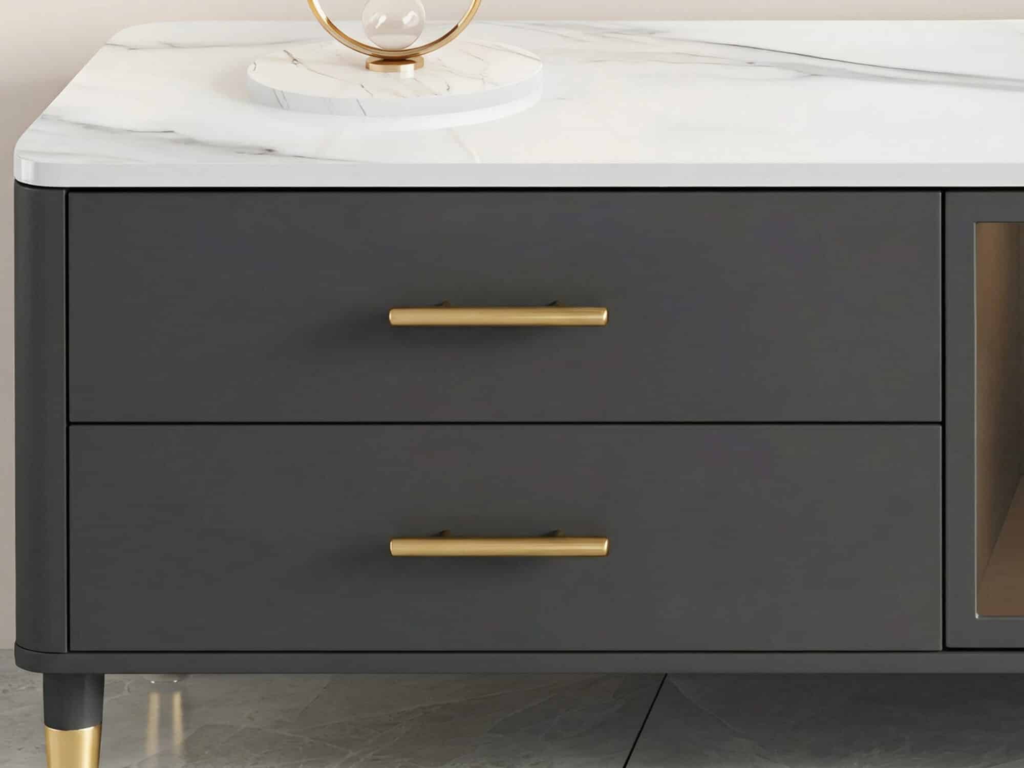 White-Black Stone Cabinet TV Stand with Lighting - resized - 相册图 #7 2 White-Black Stone Cabinet TV Stand with Lighting 相册图 #7 resized