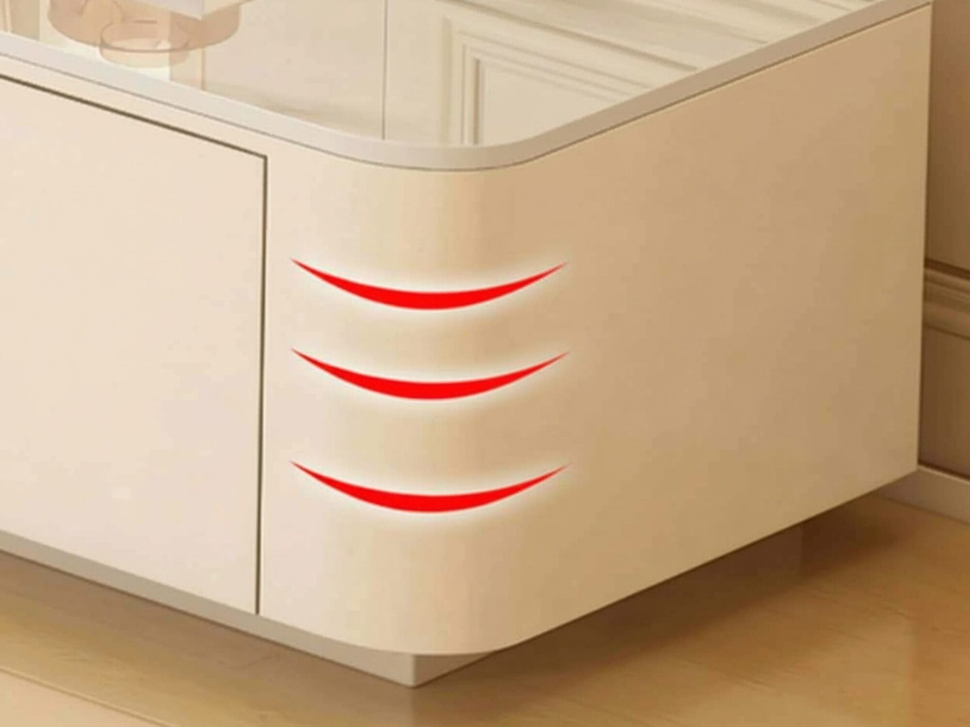 White Wood Drawers Tv Stand With Cable Management 14 C2640779 B1ee 4ae3 Aaf9 E27d6474f7c7