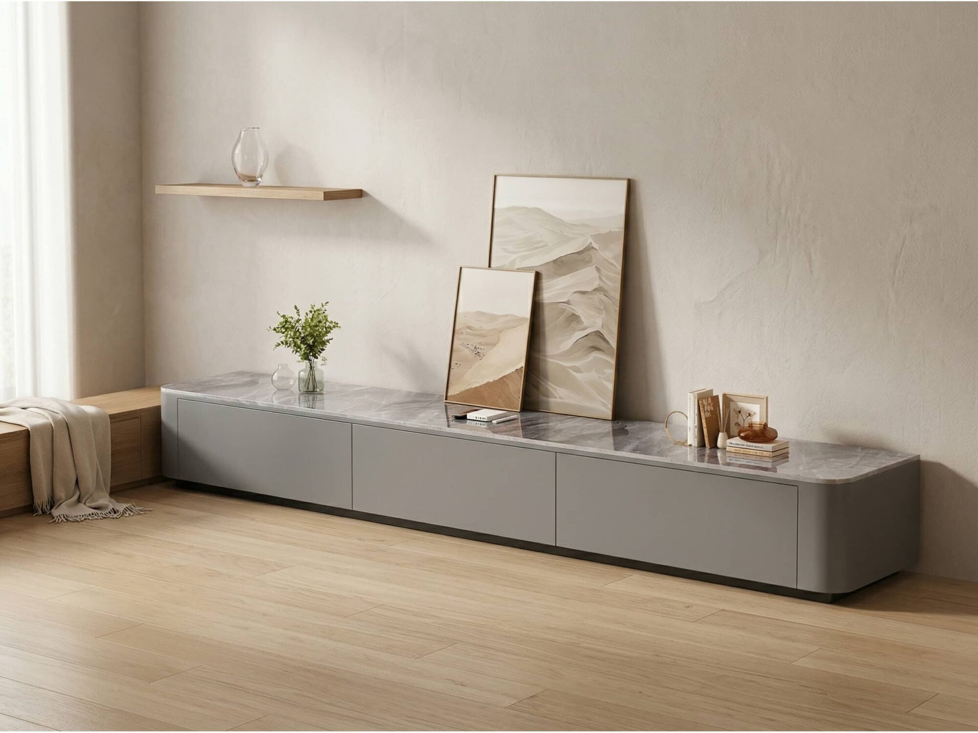 White Wood Drawers Tv Stand With Cable Management 19 E0be499e D760 41cd B1aa 43d08a1384ee