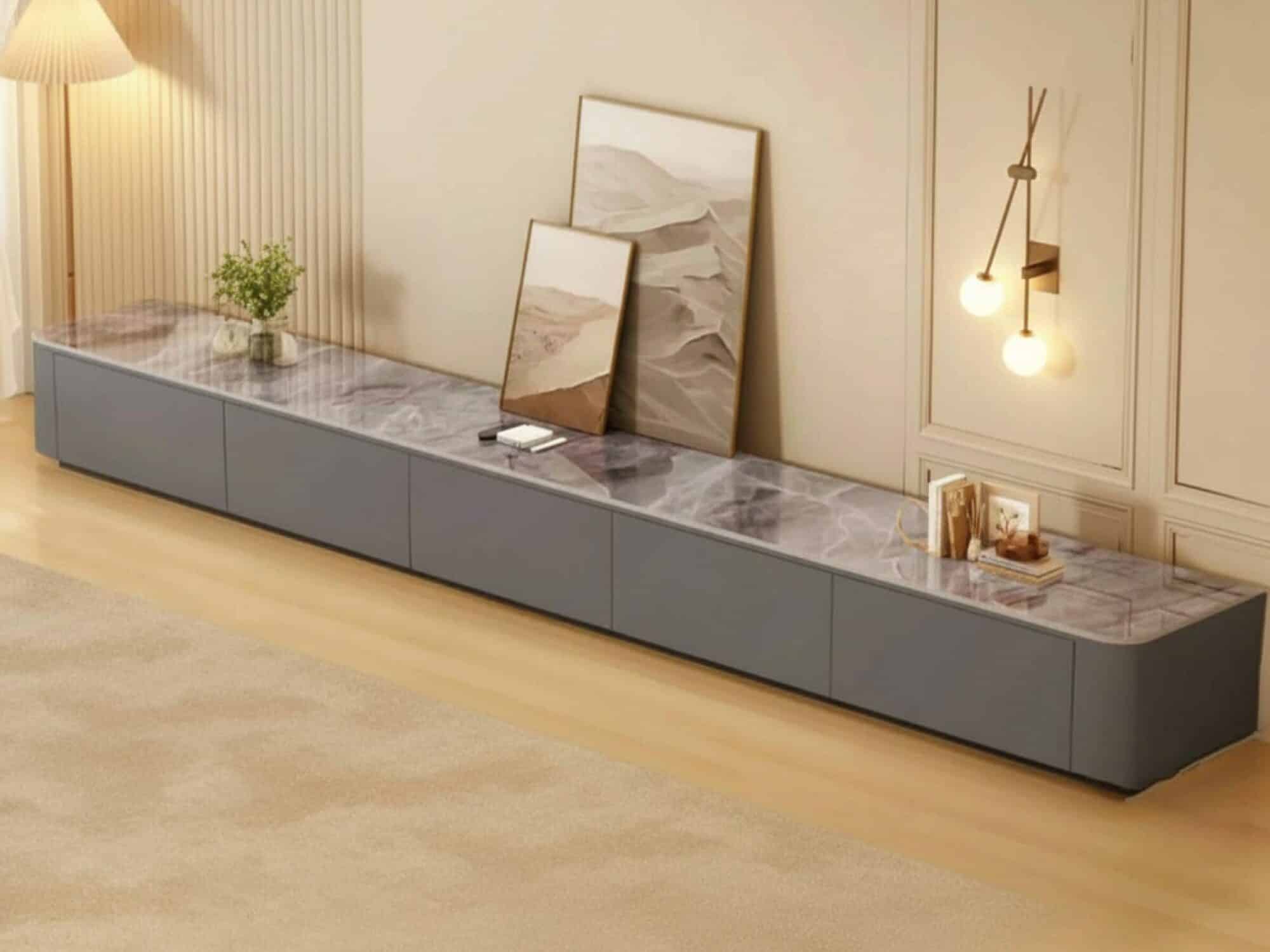 White Wood Drawers Tv Stand With Cable Management 2 1c517f4e Fd86 46ce B677 C421844969c4