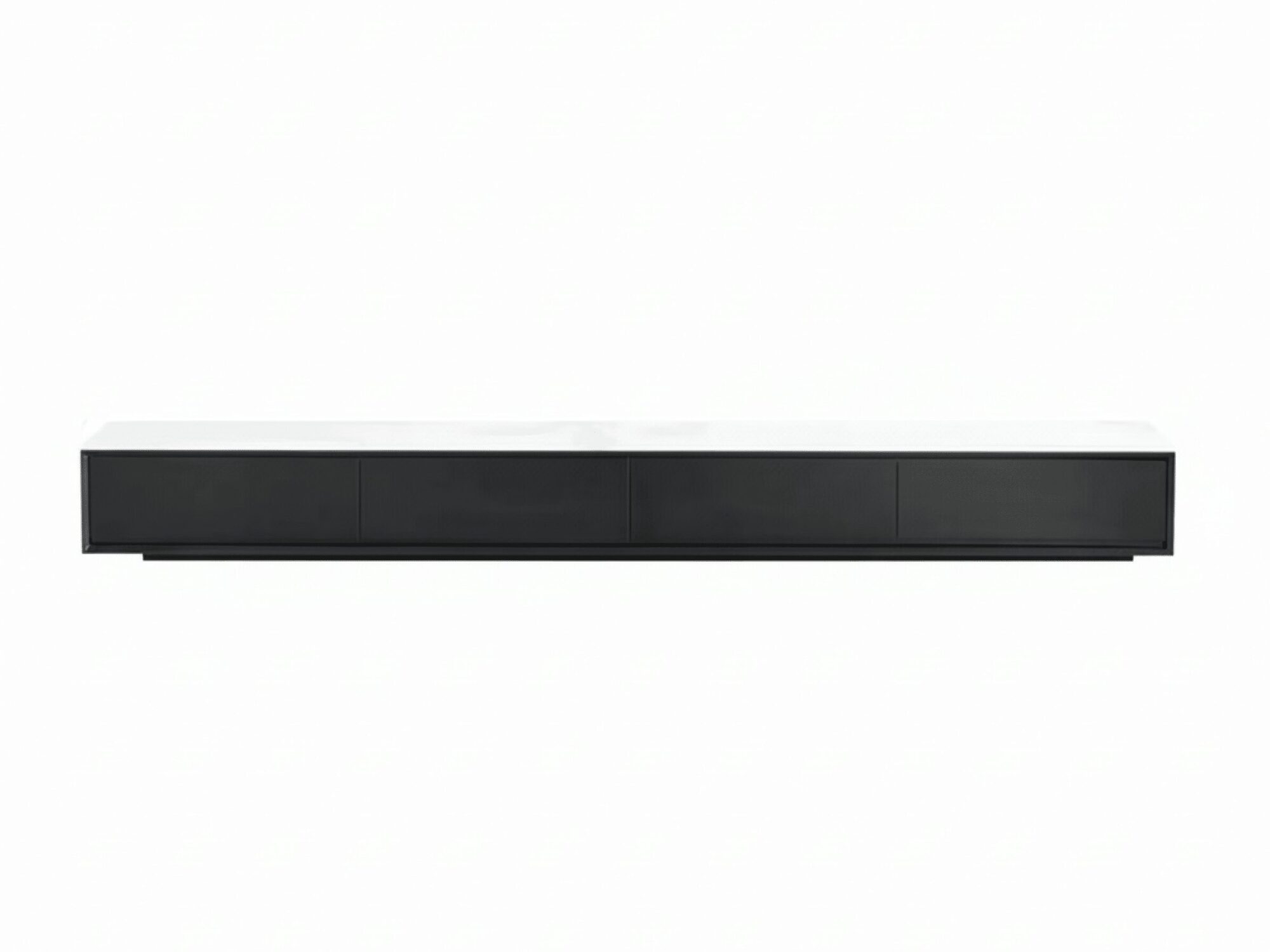 White Wood Slate Long Tv Stand With Drawers 6