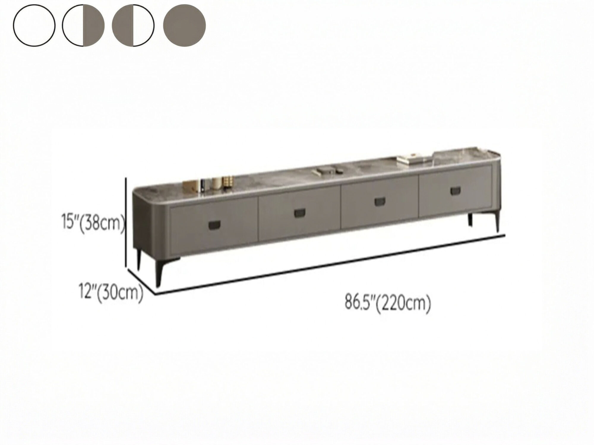 The Asher Marble Media Console