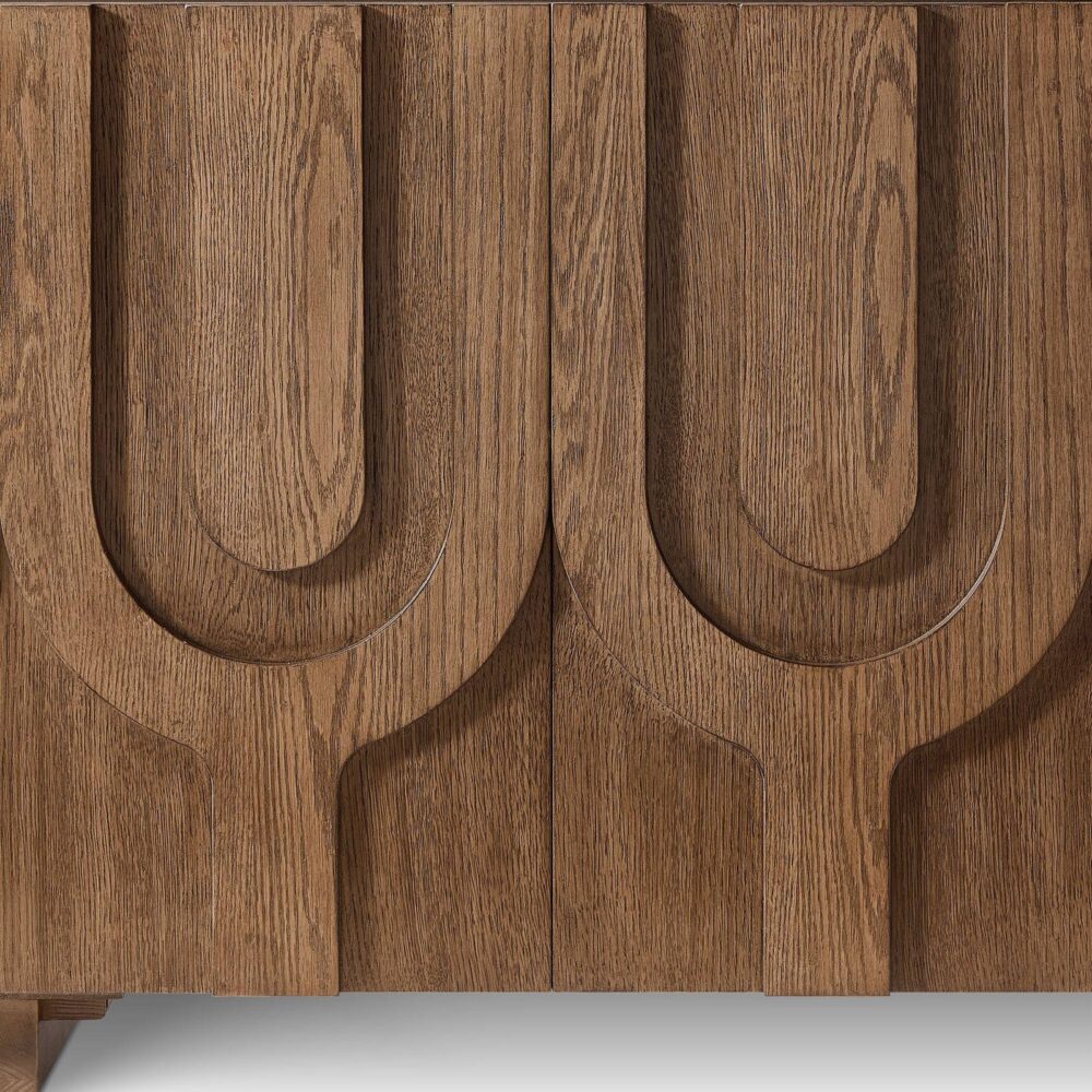 The Hvelfing Oak Media Console
