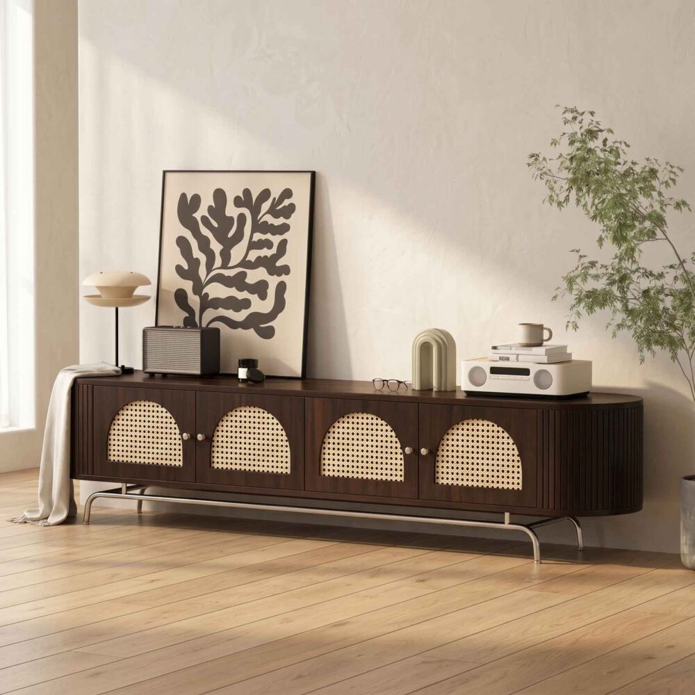 The Koda Rattan TV Stand