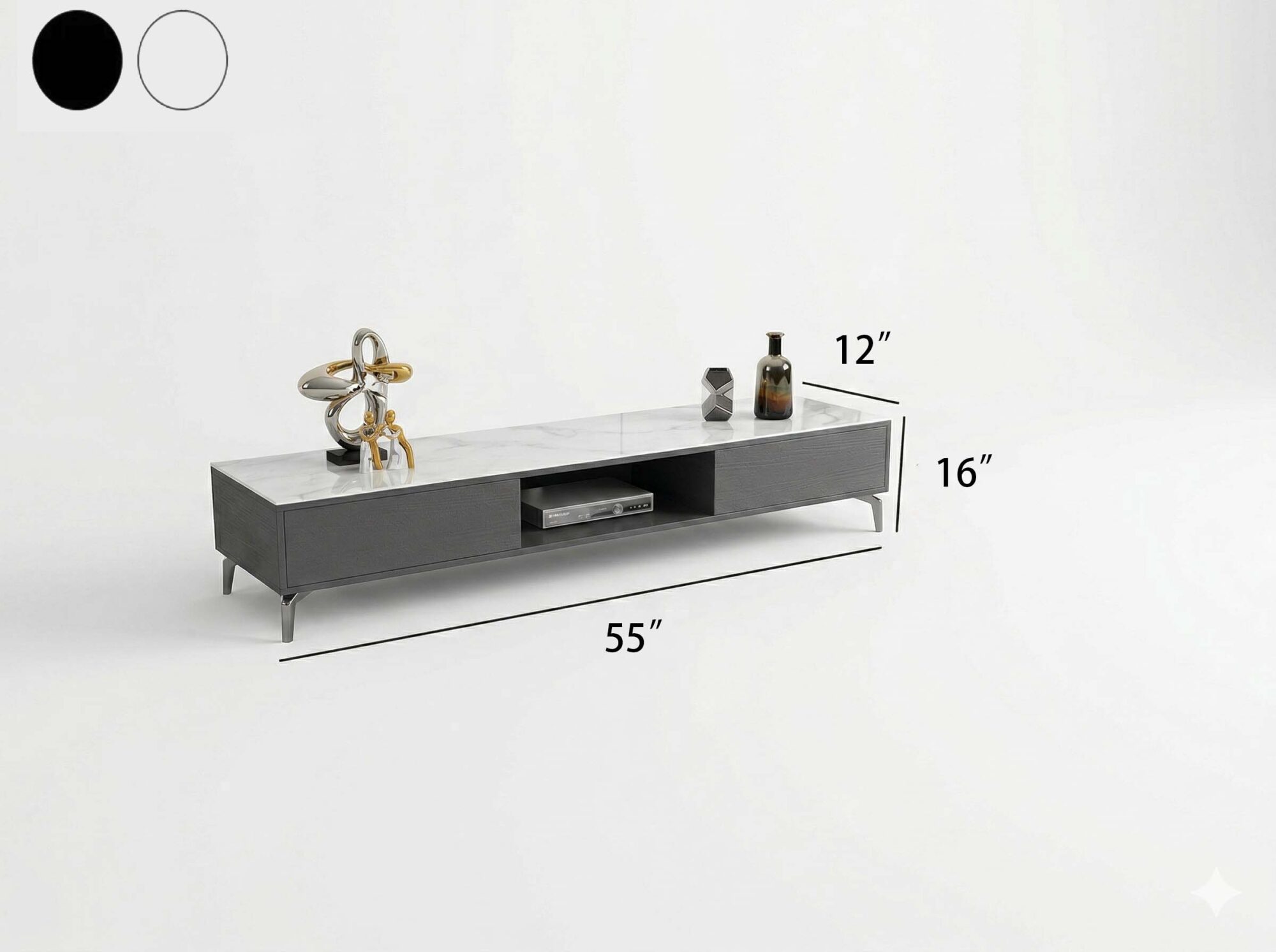 Rove Glass TV Stand