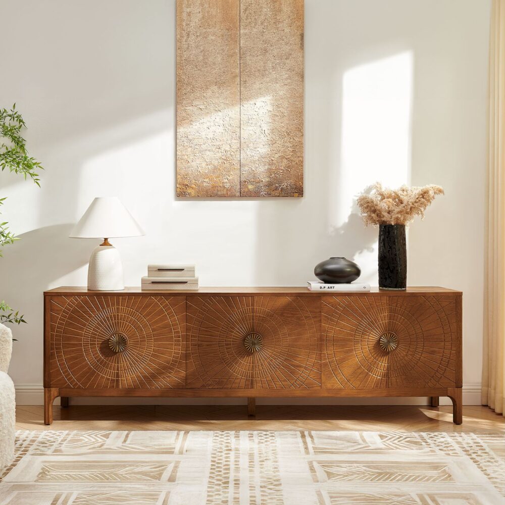 568BD445-116F-52EC-40FC-02C0DE2E4391 Vigdis Wood Media Console