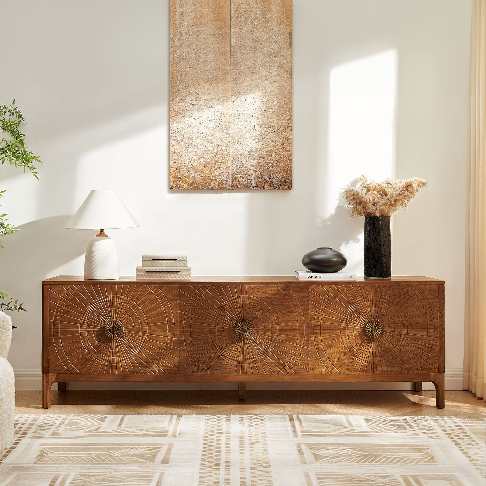 568BD445-116F-52EC-40FC-02C0DE2E4391 Vigdis Wood Media Console