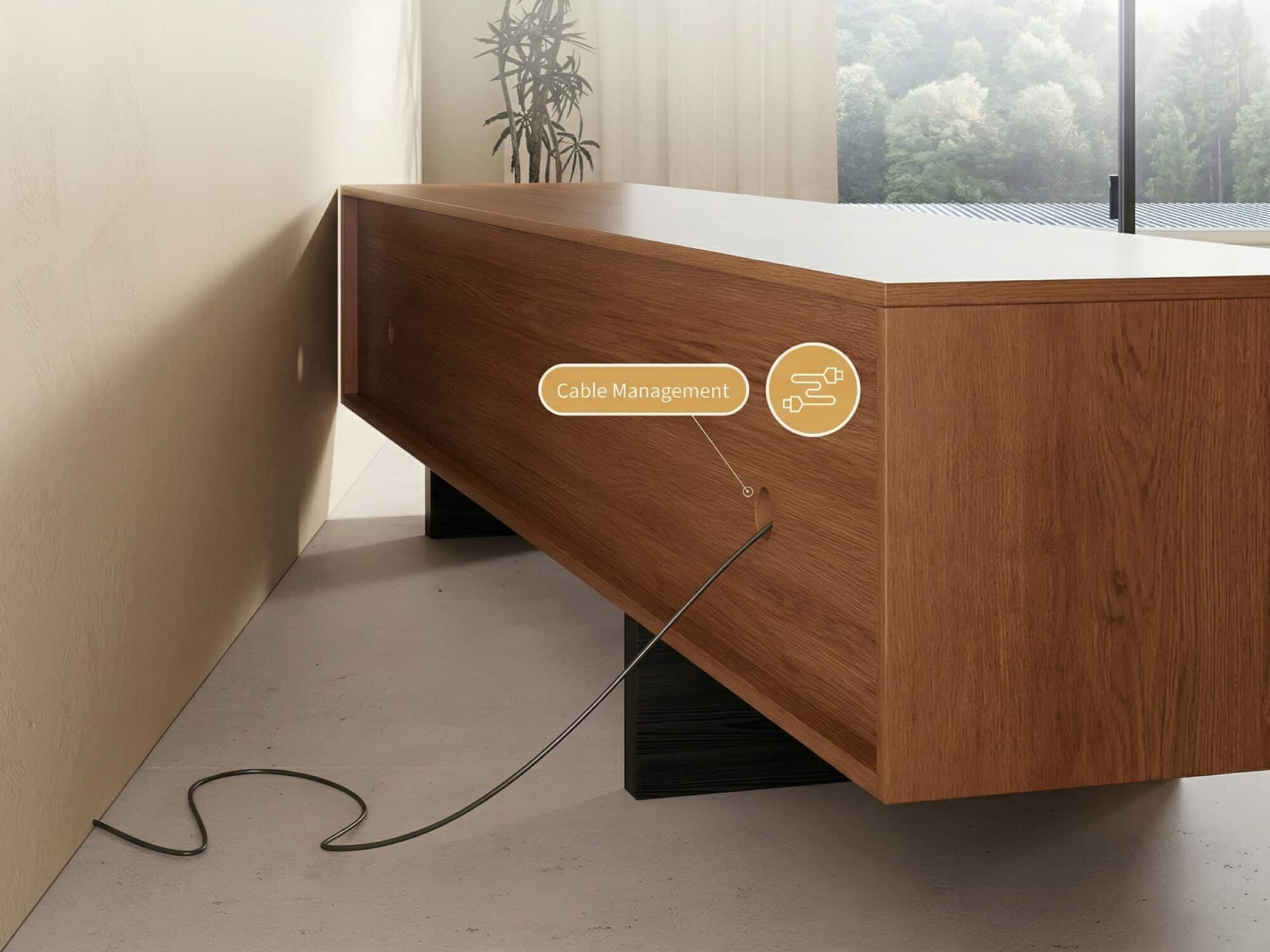 70.2‘’Mid-Century Modern TV Stand with Record Player Shelf - Wood Storage  Easy Organization 相册图 #6 resized