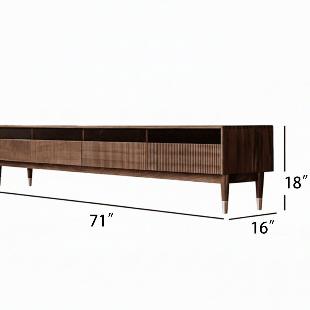 The Koda Solid Walnut Console