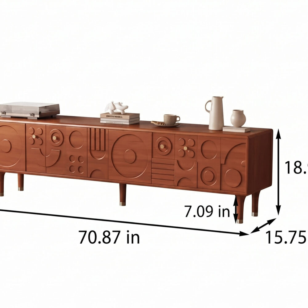 71 The Koda Walnut Media Cabinet