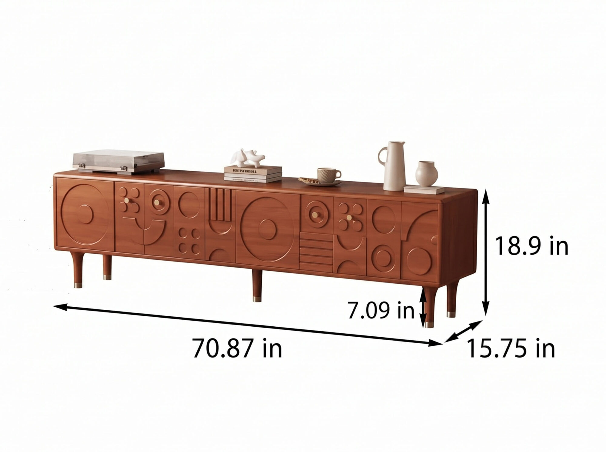 71 The Koda Walnut Media Cabinet