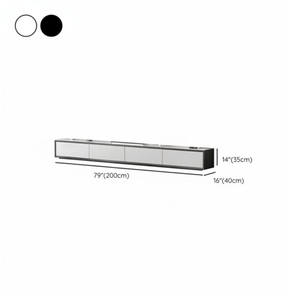 The Asher White Wood Console