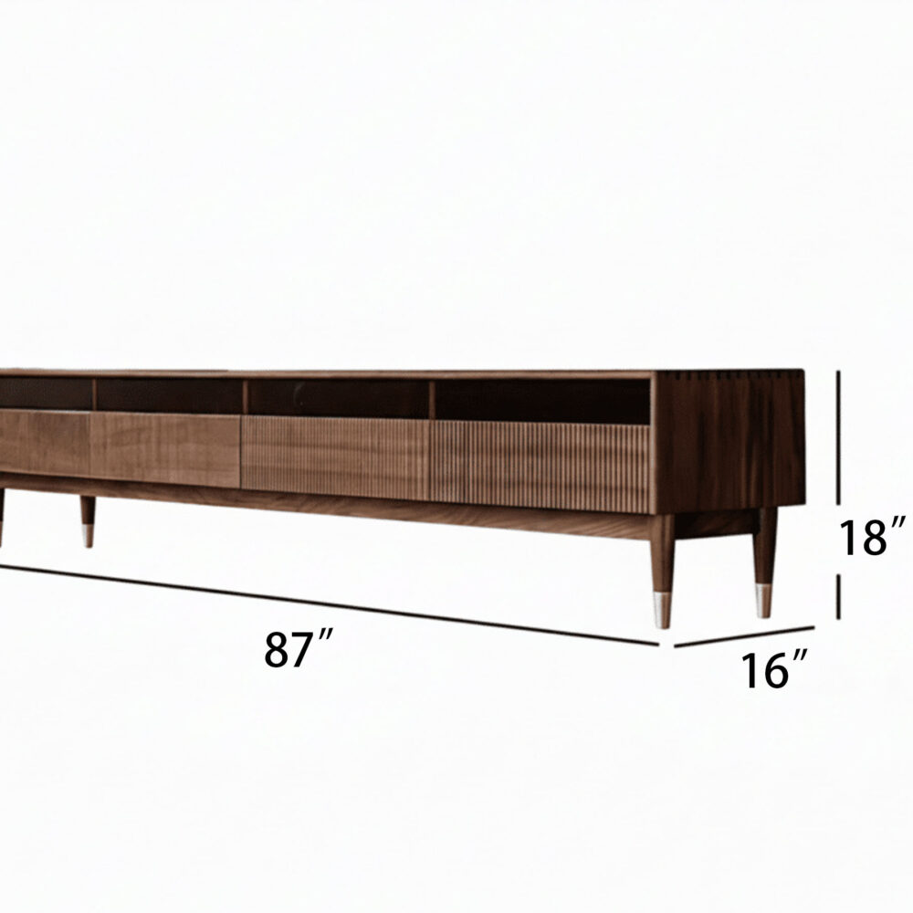 The Koda Solid Walnut Console