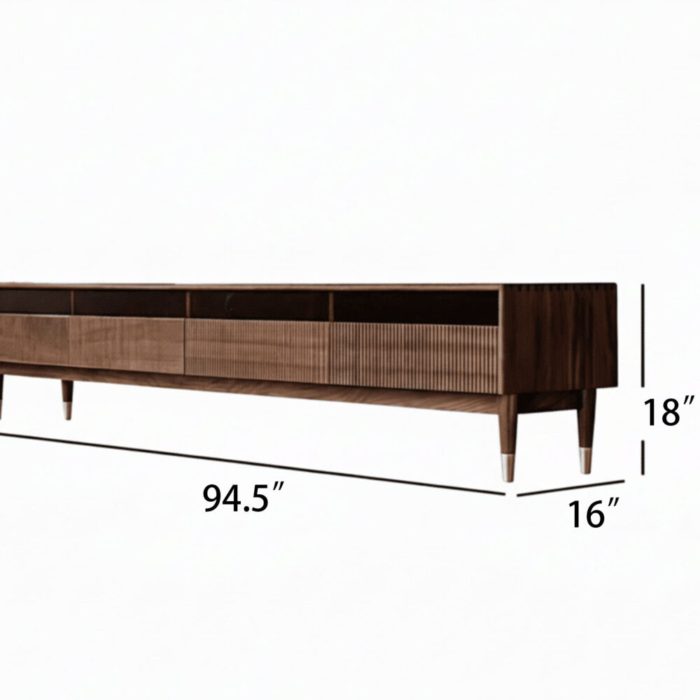 The Koda Solid Walnut Console