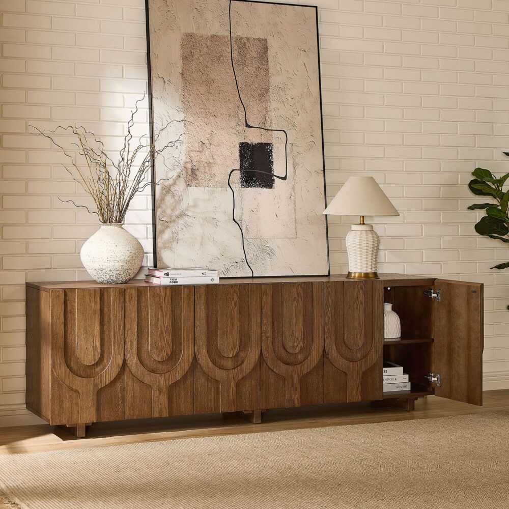 The Hvelfing Oak Media Console