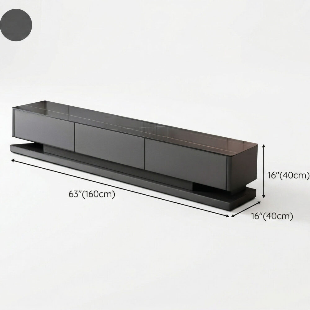The Asher Honed Stone Console