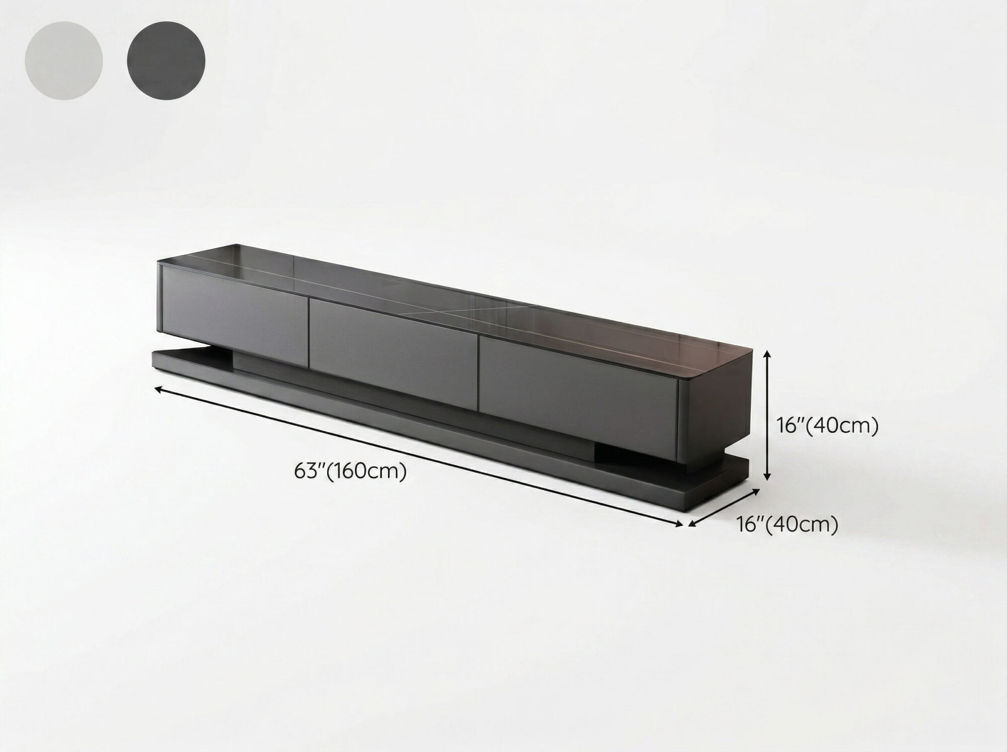 The Asher Honed Stone Console